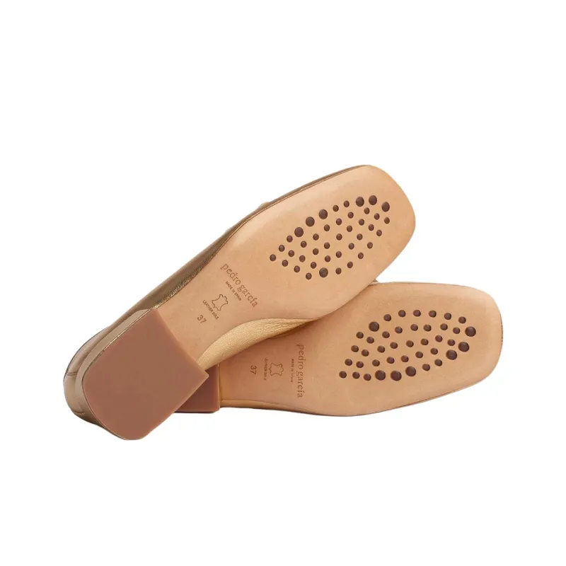 Pedro García Loafers Women's Gold-5