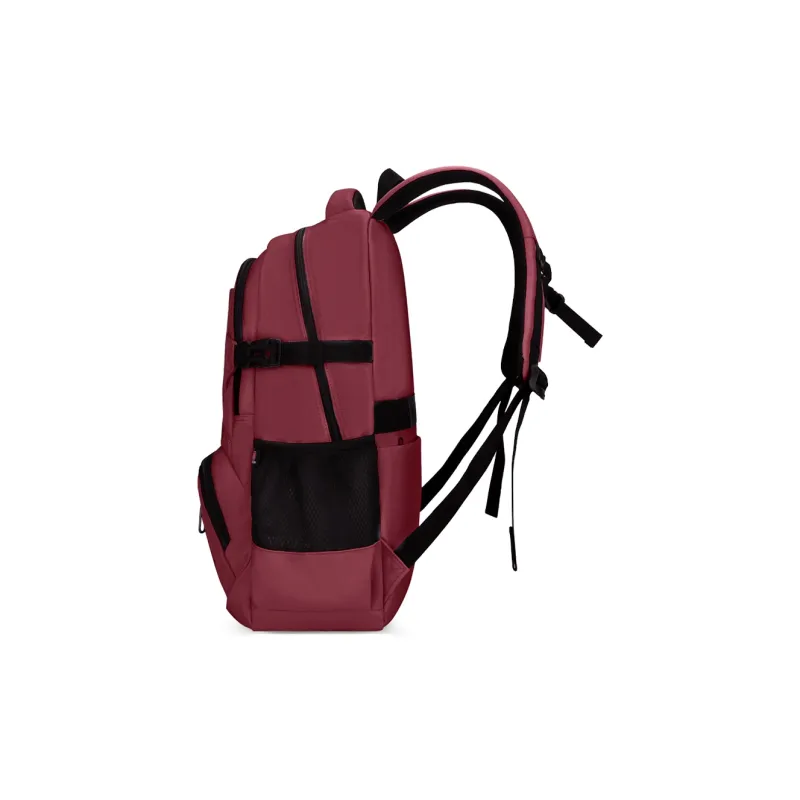 EDISON Water Repellent Oxford Fabric Casual Campus Backpack Handbag Regular Unisex Black/Red/Blue/Ecru-7