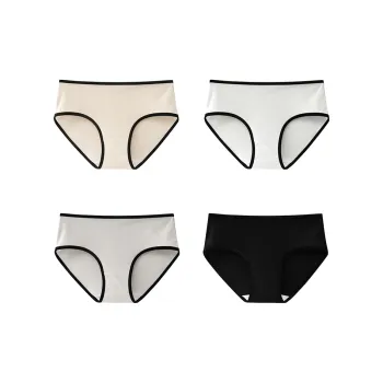 PLANDOO Underpants Women's 4 Pack