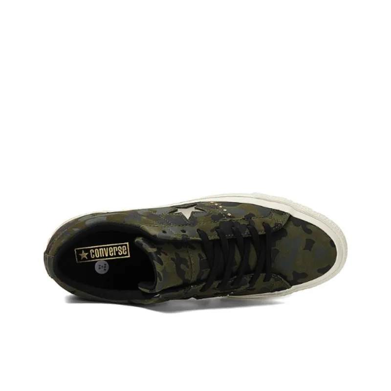 Converse One Star Green Camouflage Printing-2
