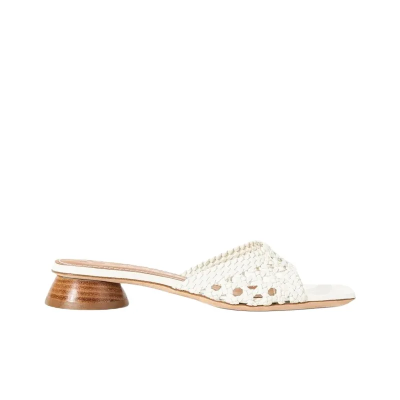 Staud Slide Slippers 3.5cm Women's White-1