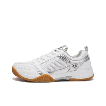 Warrior Shock Absorbing, Non Slip, Wear Resistant, Breathable And Lightweight Low Top Casual Shoes Unisex White Gray