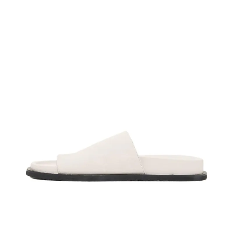 ST. AGNI Slip-Resistant Flip Flops Women's White-0