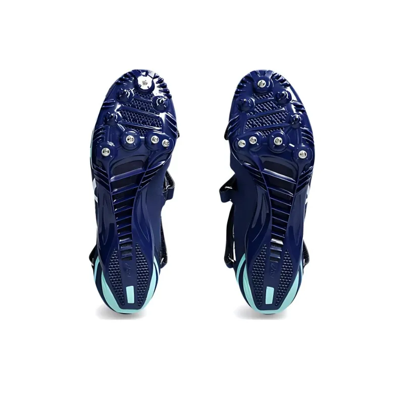 Asics Cushioning Wear Resistant Low Top Running Shoes Men's Blue-4