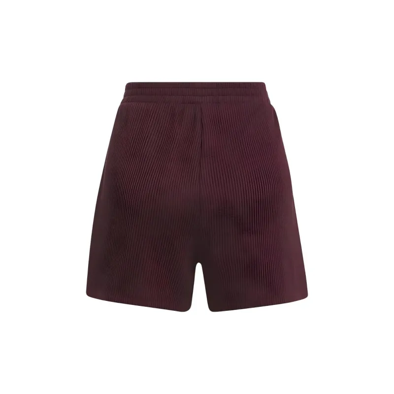 Reebok Rie Waffle Short Sports Shorts Women's Burgundy Red-1