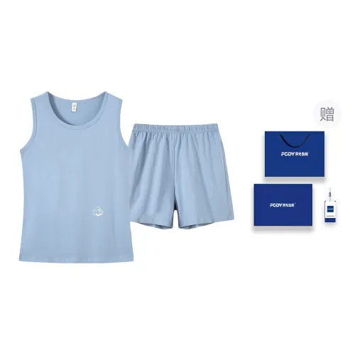 Floating Light Islands Pajama Set Women's Gift Box Set Azure