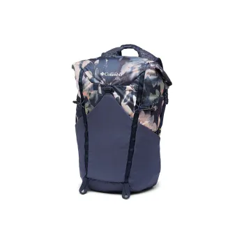 Columbia Nylon Outdoor Hiking Bag Backpacks Unisex Blue Purple