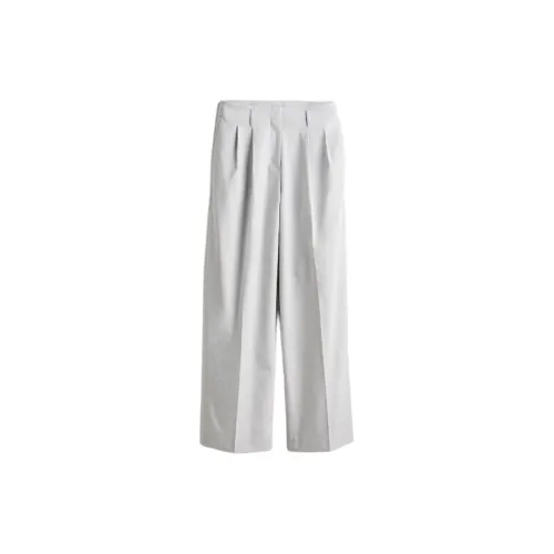 H&M Suit Trousers Women's Light Gray