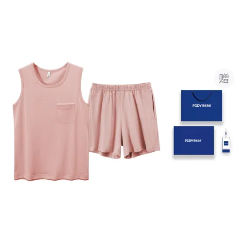Floating Light Islands Pajama Set Women's Gift Box Set Light Pink