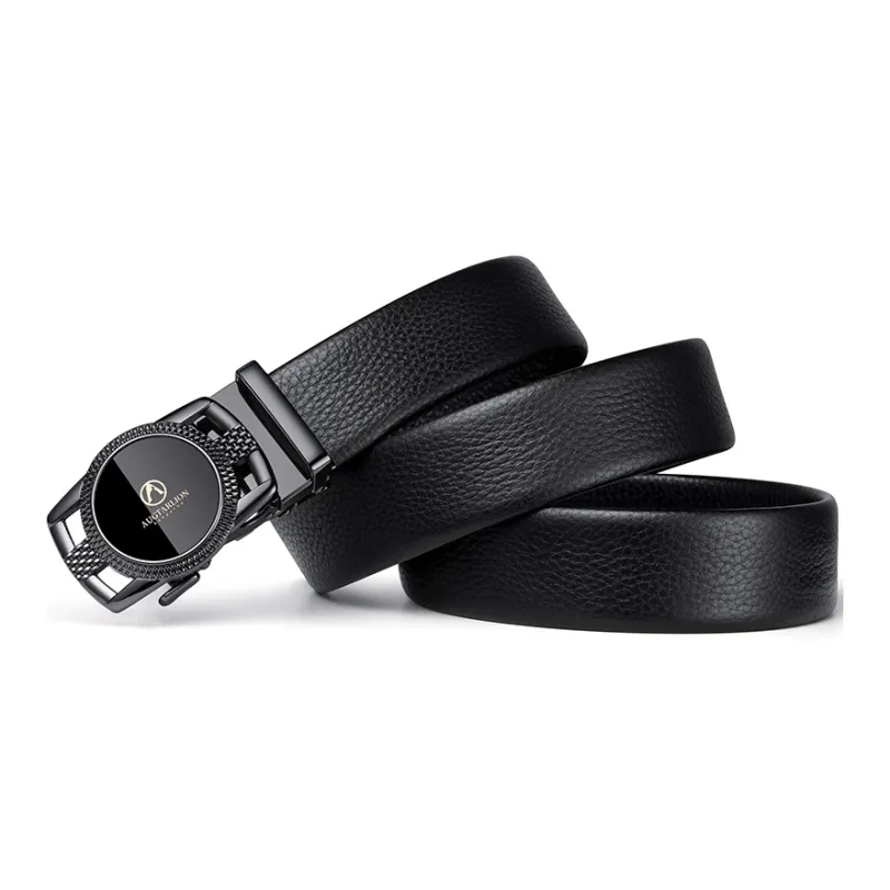 AUGTARLION Luxe Business Individual Automatic Buckle Belt Pant Belt Men's 3.5cm-2