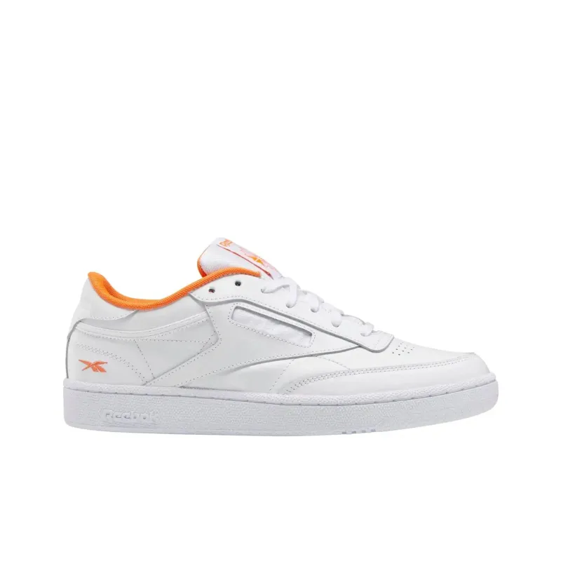 Reebok Club C 85 'White Solar Orange'-1