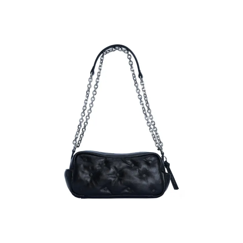 Karkki Top Grain Cow Leather Shoulder Bag Small Size Women's Multicolor-22
