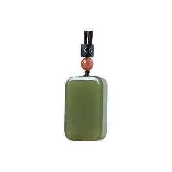 GOLDFISH ALLEY Pendants Pale Greenish White Jade Unisex