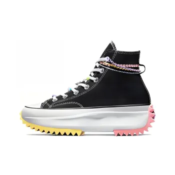 Converse Run Star Hike Platform Hi Embroidered Bracelet Black Women's