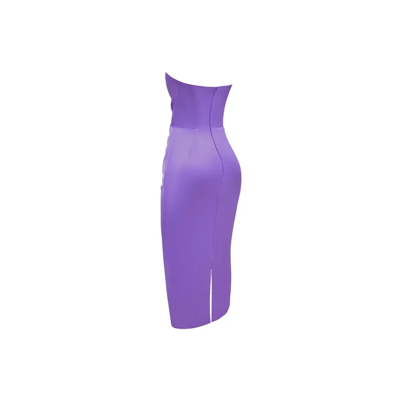 HOUSE OF CB SANTANA Sleeveless Dress Women's VIOLET/Violet-2