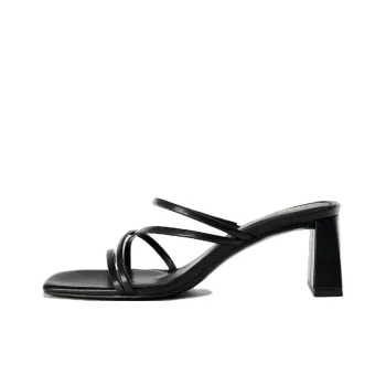 ZARA Abrasion Resistant Slide Slippers Women's Black