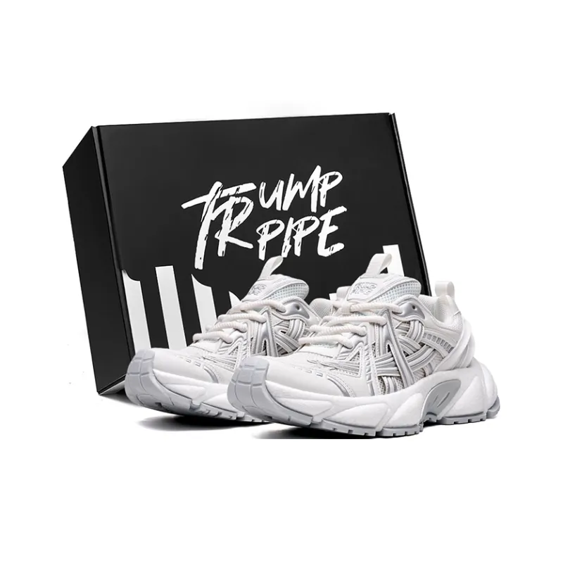TRUMPPIPE Wear-Resistant Lightweight Height Increasing Chunky Sneakers Unisex-7