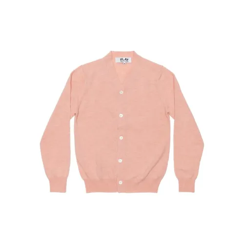 CDG Play Sweaters Men Light Pink