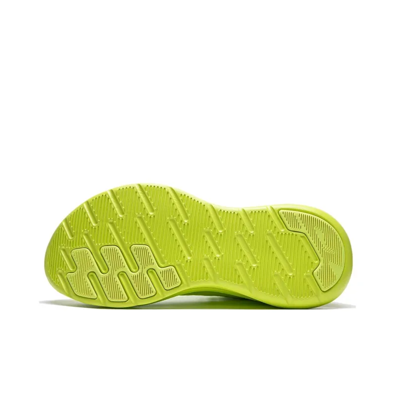 LiNing Ling Yue Cushioning Breathable Low Top Casual Running Shoes Men's Fluorescent Lime Green-6