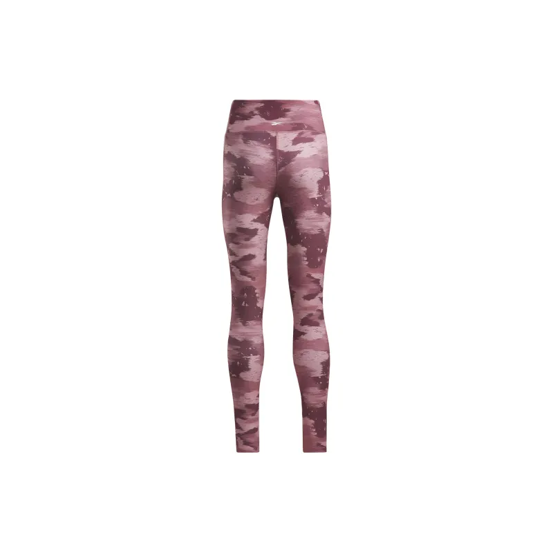 Reebok Workout Ready Camo PrIntense Leggings Women's Red-1