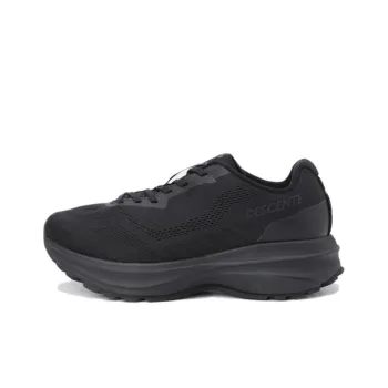 DESCENTE Anti Slip Wear Resistant Low Top Running Shoes Unisex Black