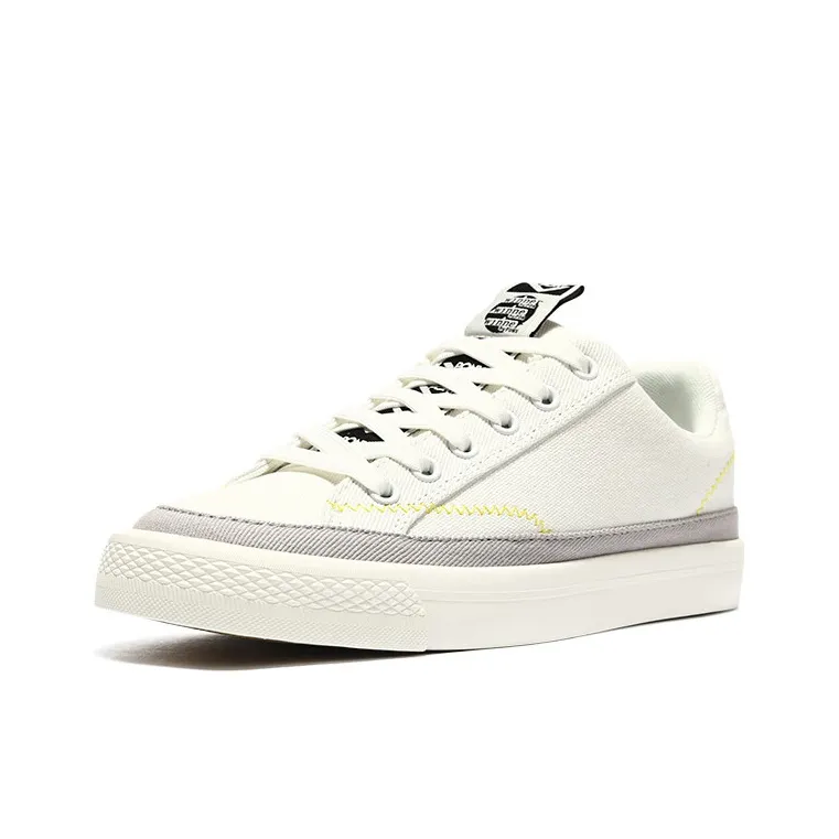 PONY Winner Anti Slip And Wear Resistant Lightweight Low Top Skateboard Shoes Women's White-2