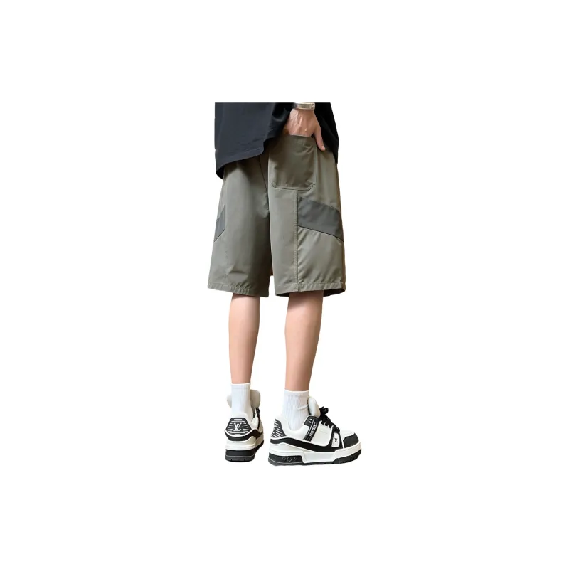 Tonlion Casual Pants Men's Tea Pink Brown-2