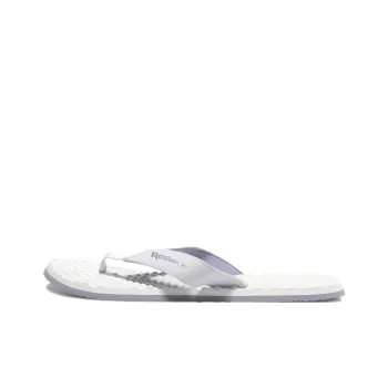 Reebok Abrasion-Resistant Flip Flops Men's White Purple