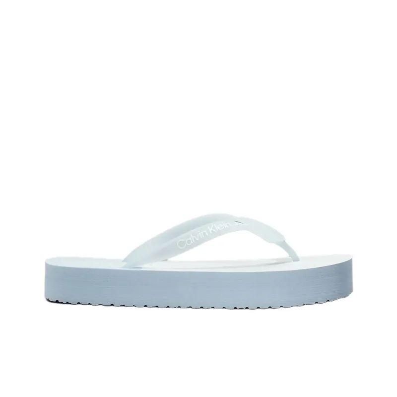 CKJ CALVIN KLEIN JEANS Slip-Resistant Flip Flops Women's Blue-1