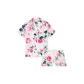 Clothing Sets (Pink, White Stripes, Rose Print)
