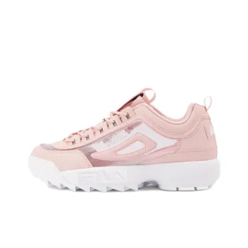 FILA Disruptor 2 Durable Breathable Low-Top Casual Shoes Women's Pink