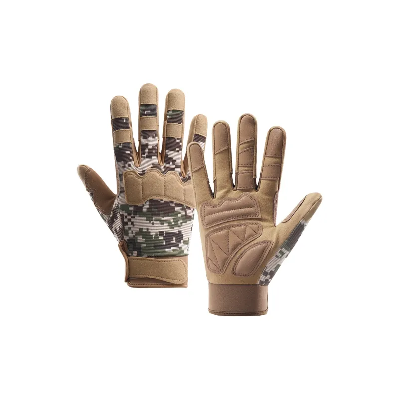 HNJ Riding Equipment Cycling Glove Men's Microfiber Leather-8