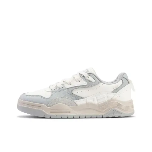 361° Xingran 4 Wear Resistant Low Top Skateboard Sampson shoes Women's White Gray