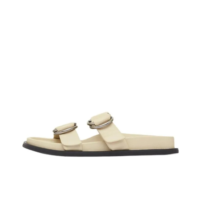 ST. AGNI Slide Slippers Unisex Beige-0