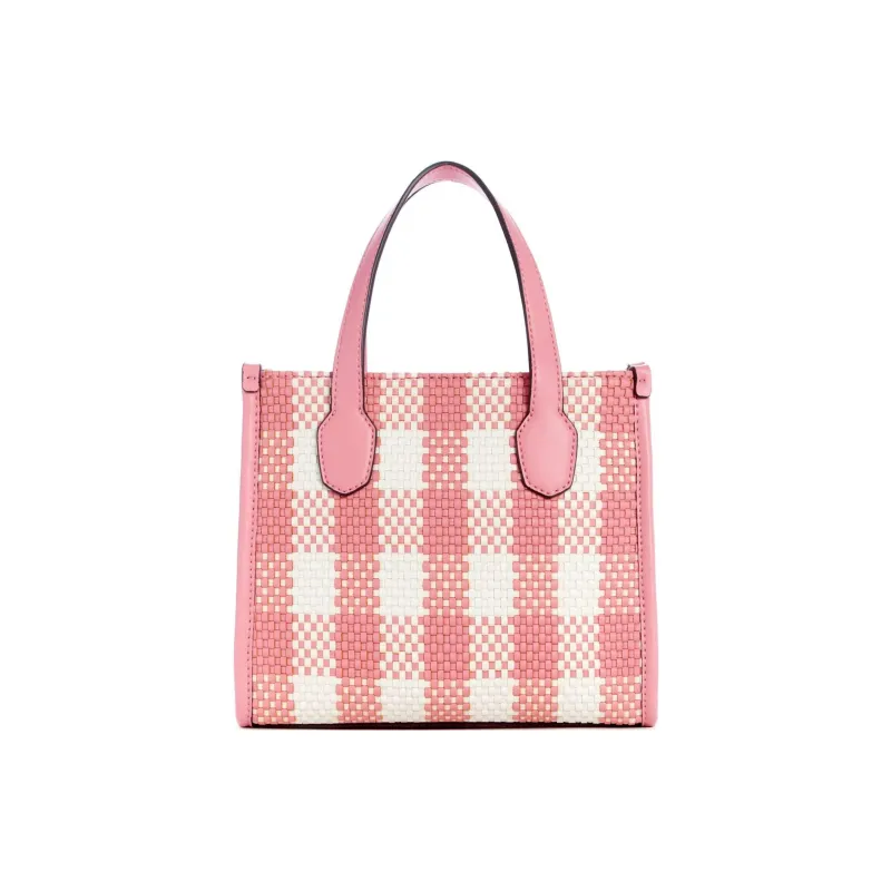 GUESS Artificial Leather Tote Bag, Shopping Bag, Shoulder Bag, Crossbody Bag, Handbag Mini Women's Pink-2
