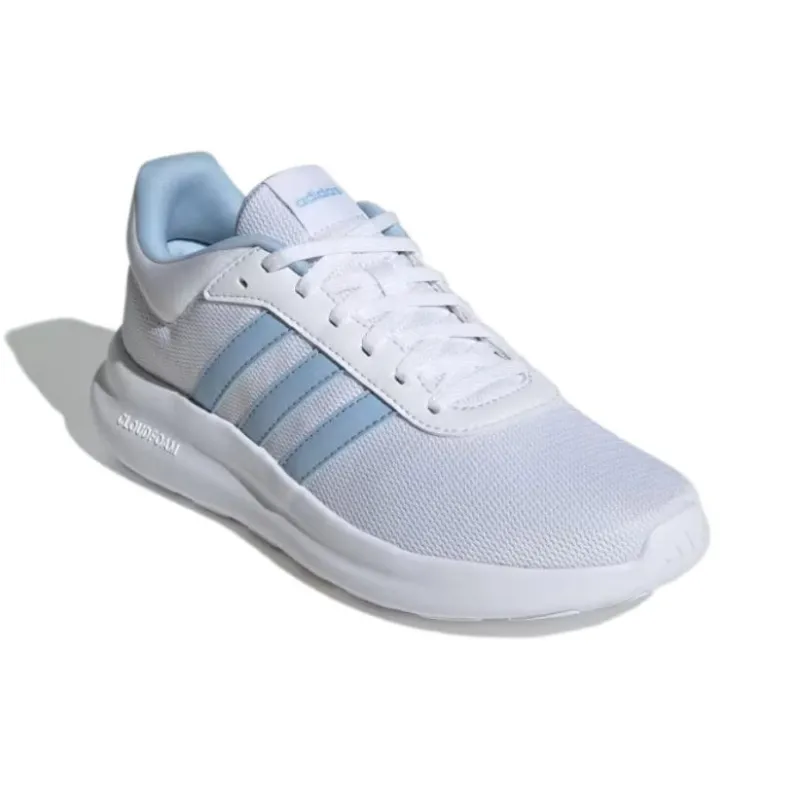 Adidas LITE RACER 4.0 Anti-Slip Wear-Resistant Low-Top Casual Running Shoes Women's White Blue-2