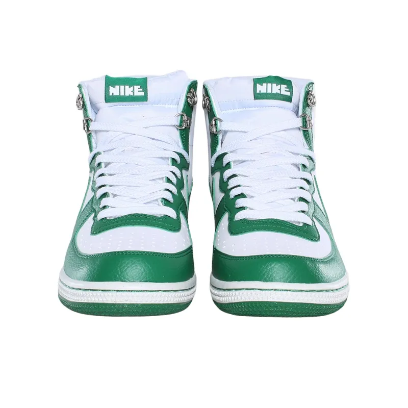 Nike Terminator High Basic Durable Breathable Mid-Top Skateboard Shoes Unisex Green-2