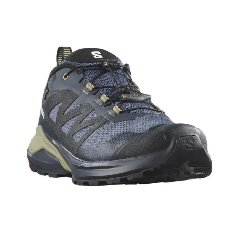 SALOMON Cushioning Anti Slip And Wear Resistant Low Top Running Shoes Men's Blue Black-2