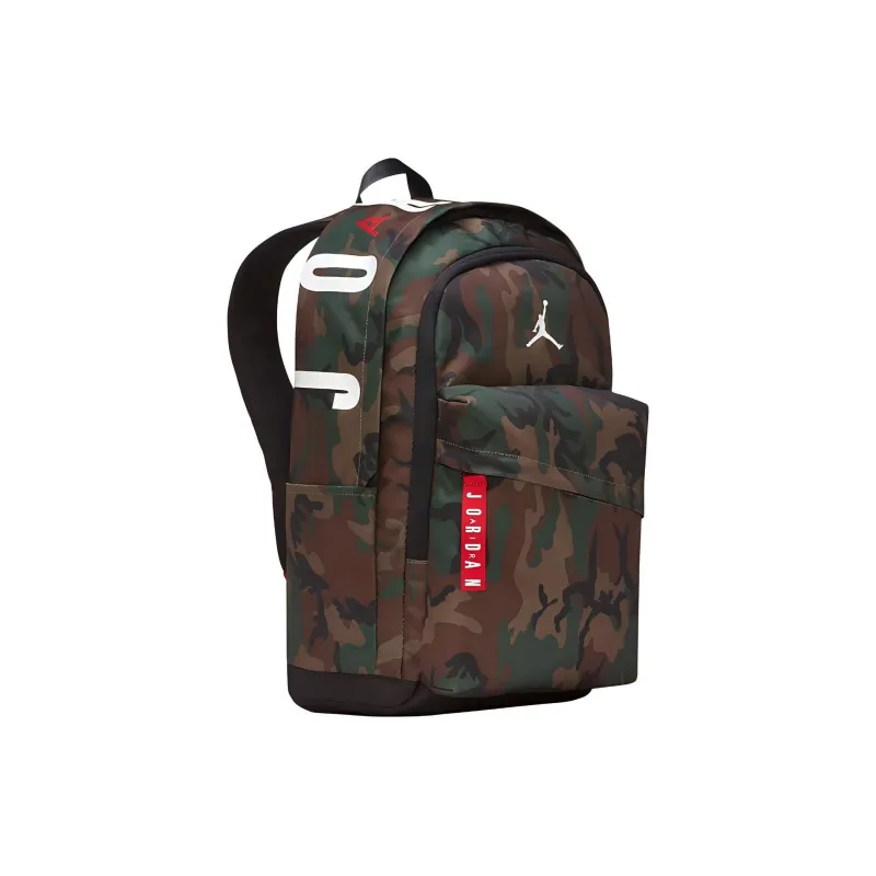 Jordan Polyester Backpack Regular Unisex Camouflage Army Green-3