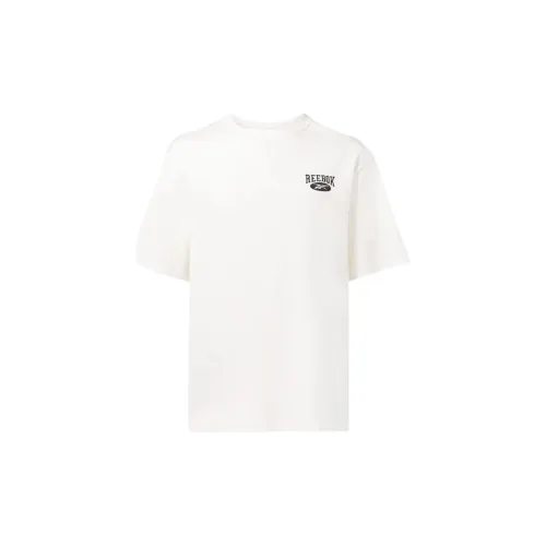 Reebok T-Shirts Unisex Pink Chalk White