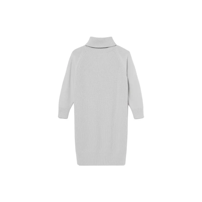 LACOSTE Long-Sleeved Dresses Women's Gray-1