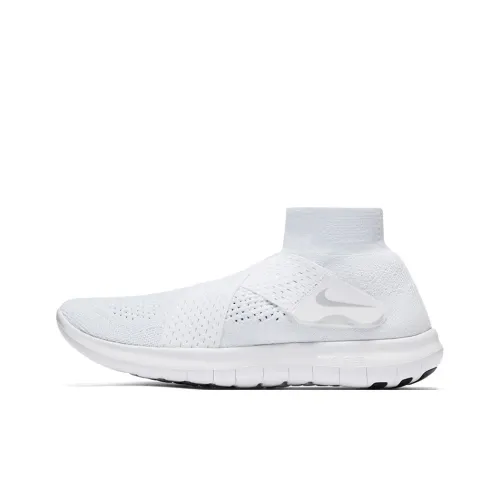 Nike Free RN Running Shoes Women's High-Top White