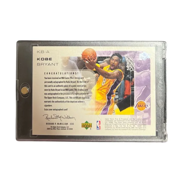 UPPER DECK Upper Deck Kobe Bryant Signature Jersey Cut Player Card Product Pass Sports Cards 1 Pc-1