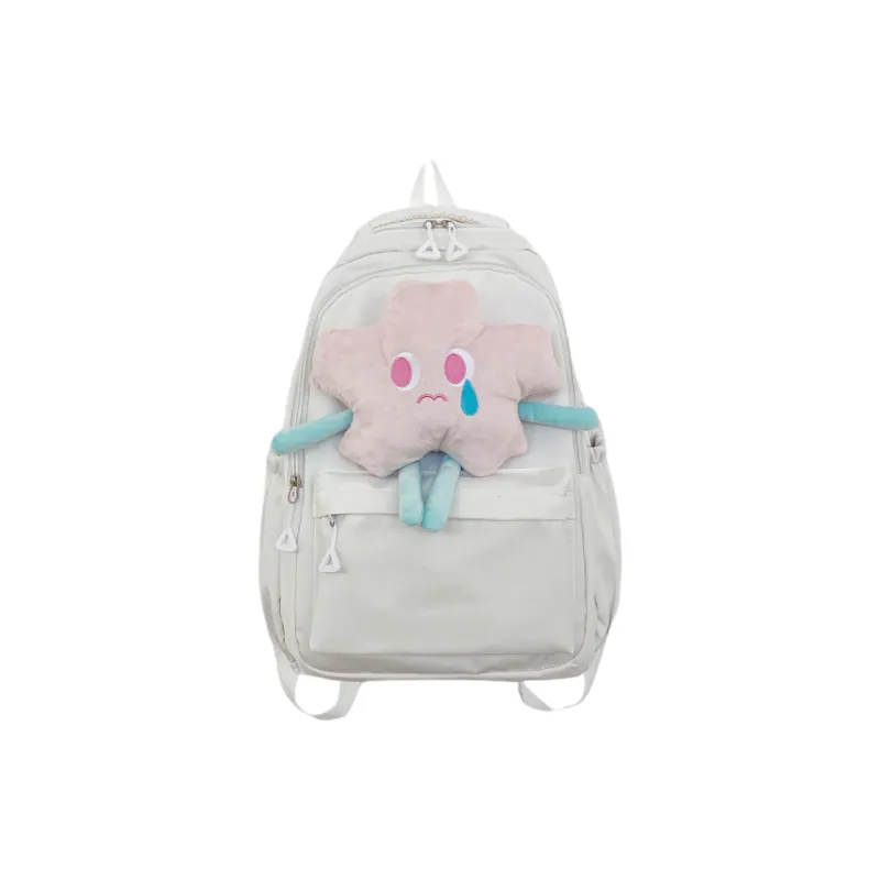 Cwatcun Nylon Backpack Women's Yellow/Pink/White-12