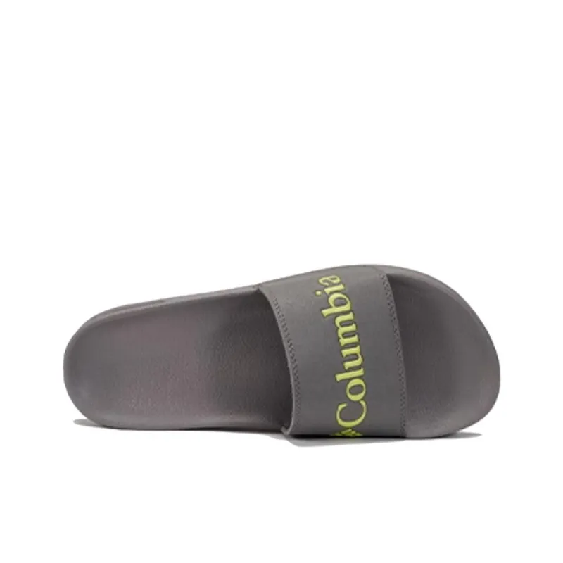 Columbia Hood River Slip Resistant Quick Dry Slide Slippers Men's Gray-3