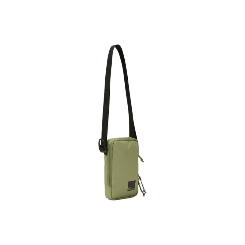 Jack Wolfskin Polyester Crossbody Bag, Shoulder Bag Regular Unisex Bay Leaf Green-1