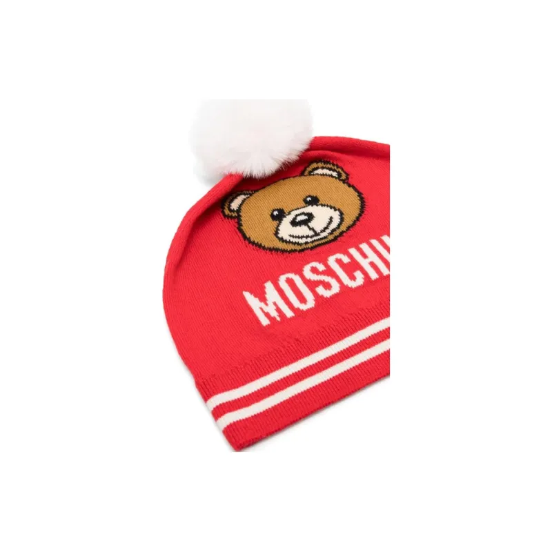 MOSCHINO Teddy Bear motif Beanie-1