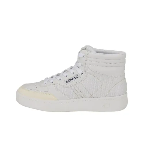 calvin grande KLEIN Radlee High-Top Skateboard Shoes Women's Ecru