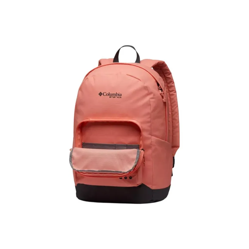Columbia Polyester Laptop Backpack Unisex Pink & Gray-1