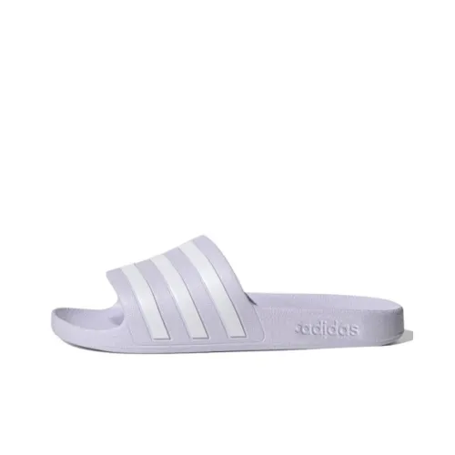 Adidas Adilette Slide Slippers Women's Purple/White